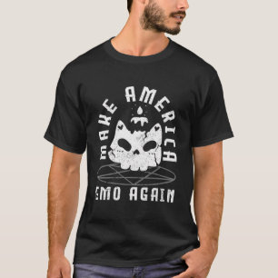T-shirt Emoticon Rendre l'Amérique Emo Emocore esthétique