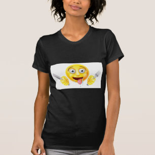 T-shirt Émoticône affamée affamée Emoji