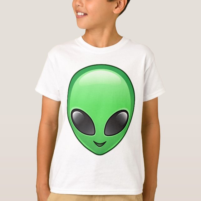 T-shirt émoticône alien (Devant)