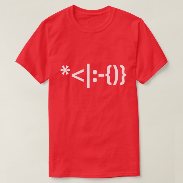 T-shirt Émoticône de Noël au Père Noël (Design devant)