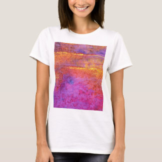 T-shirt Émotions du coucher du soleil en lilas, mauve et j