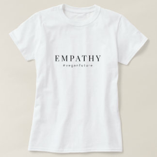 T-shirt EMPATHIE végétale moderne Simple minimal Typograph