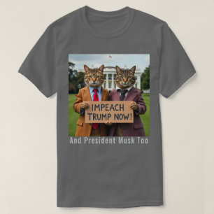 T-shirt Empêcher Trump Now Cats en costume