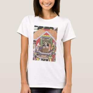 T-shirt Empereur Akbar (r.1556-1605) amusé par son fos