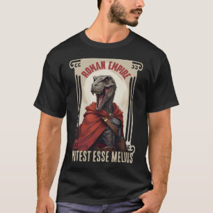 T-shirt Empire romain raptor t-rex tyrannosaure dinosaure
