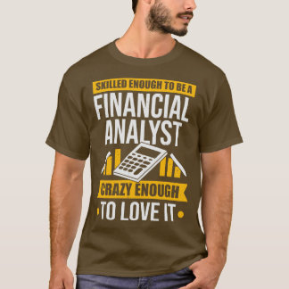 T-shirt Emploi de finance Analyste financier Don