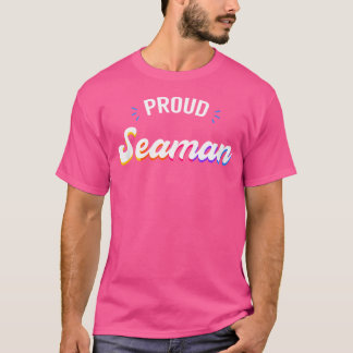 T-shirt Emploi de marin fier