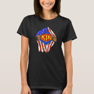 T-shirt Emploi de Super Chef Héros