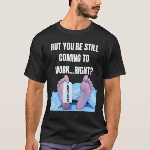 T-shirt Employé De Gestion De L'Humour De Bureau Travaillé