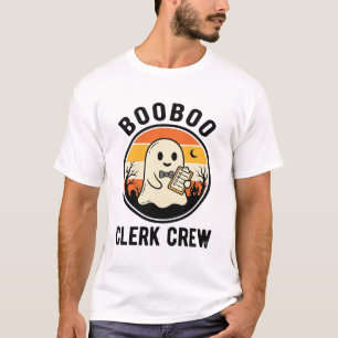 T-shirt Employé de Halloween BooBoo Équipage de Fantômes V