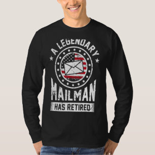 T-shirt Employé de poste à la retraite Mailman Poste