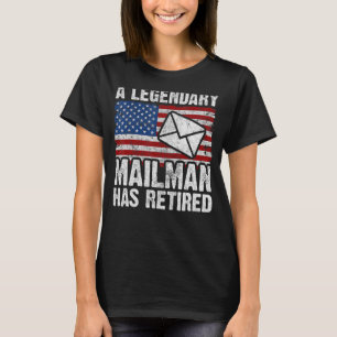 T-shirt Employé de poste retraité Mailman & Mail Carrier R