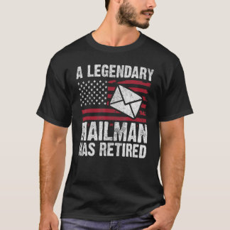 T-shirt Employé de poste retraité Mailman & Mail Carrier R