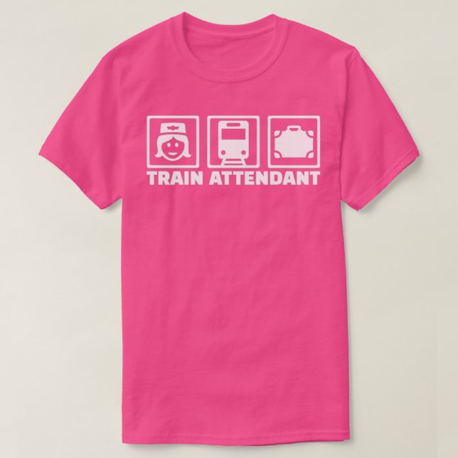 T-shirt Employé du train 3 (Design devant)