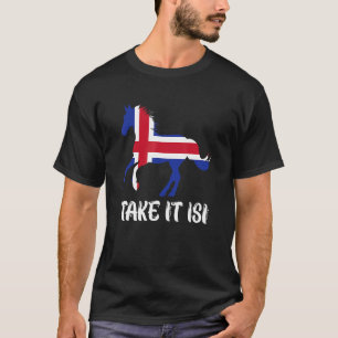 T-shirt Emportez-Le Isi Islandais Horse 3