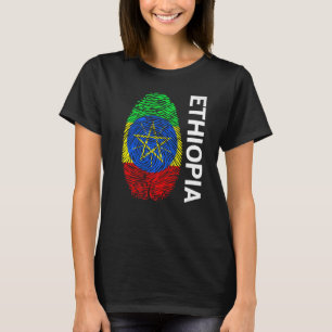 T-shirt Empreinte ADN Biométrie Indicateur Éthiopie
