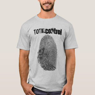 T-shirt Empreinte "Contrôle total" Slogan Manifestation s