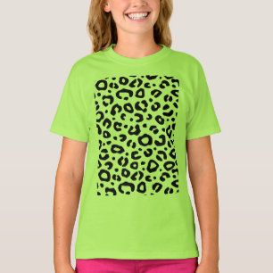 T-shirt Empreinte de léopard pour filles