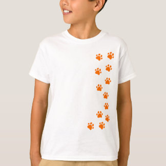 T-shirt empreinte de patte - ajoutez votre propre nom ou r