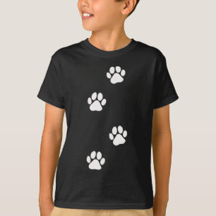 T-shirt Empreinte de patte chien chat animal de compagnie