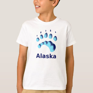 T-shirt Empreinte de patte d'ours polaire