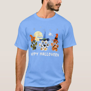 T-shirt Empreinte de patte drôle Halloween Chien Bonbon Ci