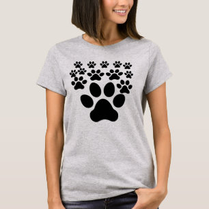 T-shirt Empreinte de patte, Pet Lover