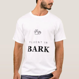 T-shirt empreinte de patte pour amateur de chiens