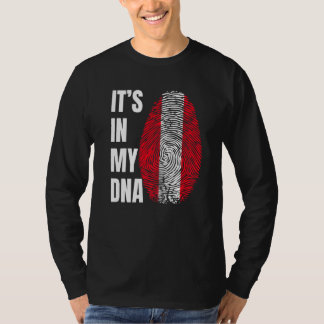 T-shirt Empreinte digitale ADN Biométrie Drapeau péruvien