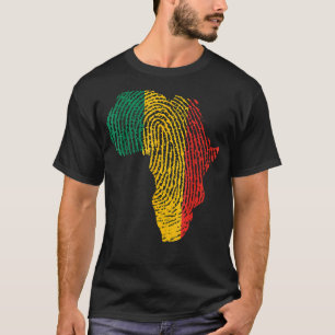 T-shirt Empreinte digitale Mois de l'histoire des Noirs Af