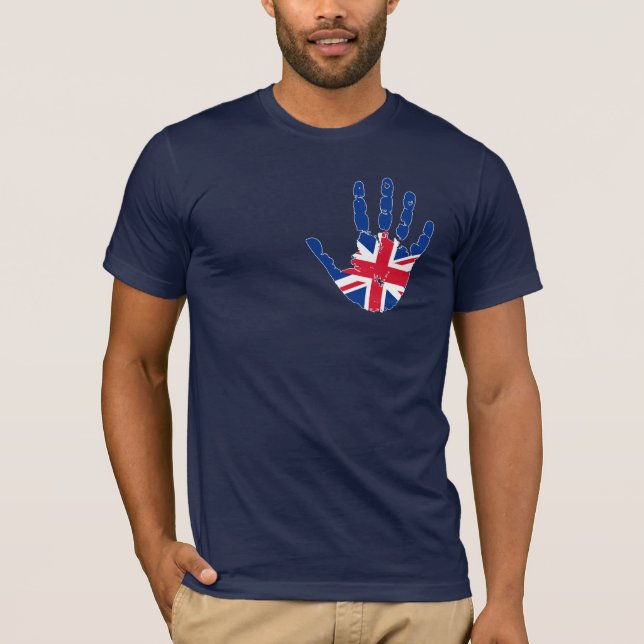T-shirt Empreinte du drapeau du Royaume-Uni (Devant)