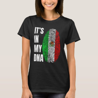 T-shirt Empreinte génétique Biométrie Drapeau mexicain Mex