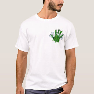 T-shirt Empreinte Néon et Splash d'Empreinte de Main 2026