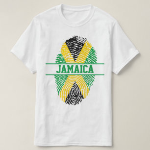 T-SHIRT EMPREINTE PORTABLE JAMAÏCAINE