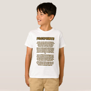 T-shirt Empreintes dans la prière de sable