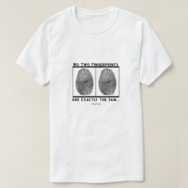 T-shirt Empreintes digitales - Une chemise MisterP
