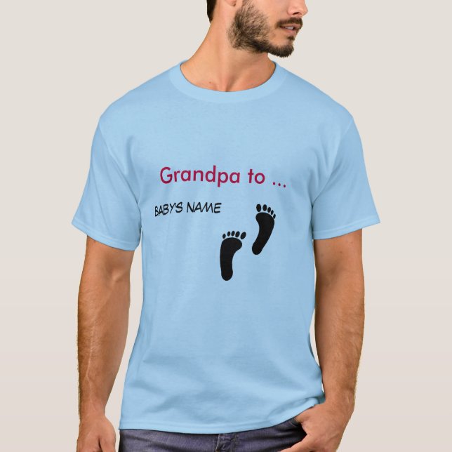 T-shirt - Empreintes Granpa et Baby (Devant)