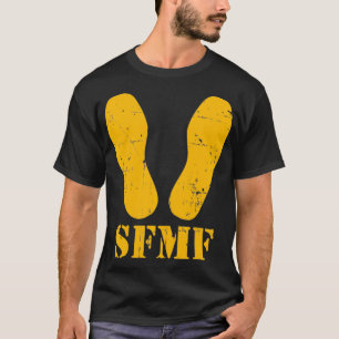 T-shirt Empreintes jaunes Pile SFMF 