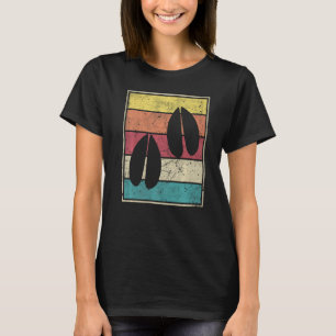 T-shirt Empreintes Roe Deer Retro Vintage Avec Str Classiq