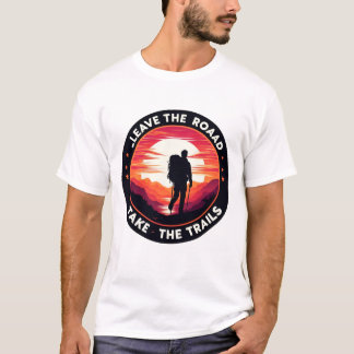 T-shirt Empruntez les sentiers | Trail Runner | Randonnée