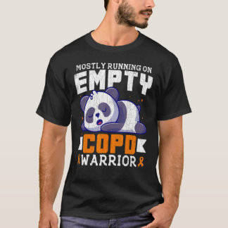 T-shirt Empty COPD Warrior Awareness Support Month Orange