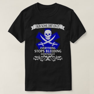 T-shirt Ems Emt Rub Quelques Cessez De Saigner Médaille Pi