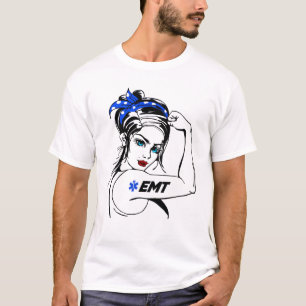 T-shirt EMS Urgence EMT Rosie Le Riveter