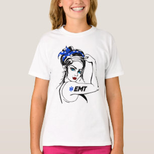 T-shirt EMS Urgence EMT Rosie Le Riveter