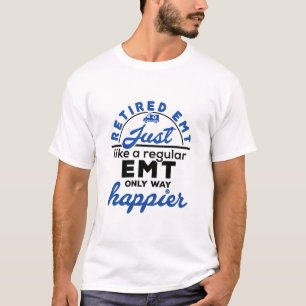 T-shirt EMT EMS à la retraite Paramètre Retraite Dons am