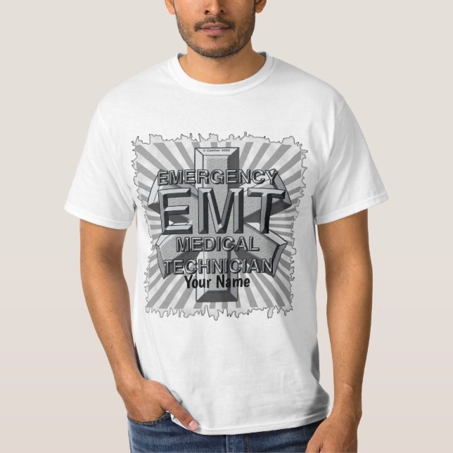 T-shirt EMT Grey Logo (Devant)