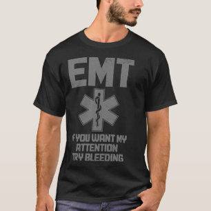 T-shirt EMT Paramedic EMS Emergency Médicale Technician
