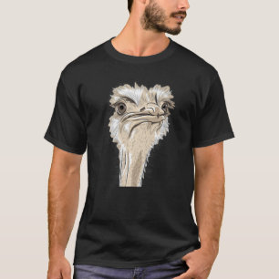 T-shirt Emu Bird Cool Illustration Emu