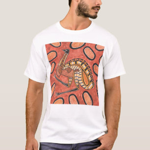 T-shirt Emu peinture artistique autochtone