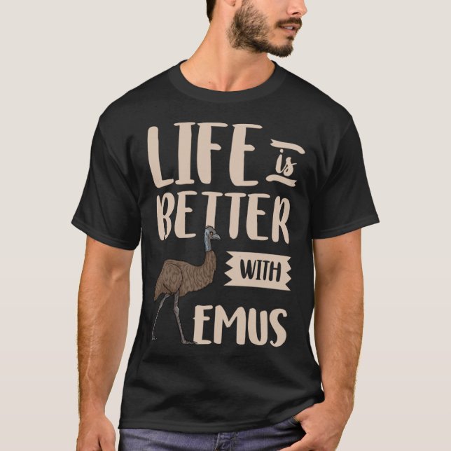 T-shirt Emus Costume  Australia Ostrich Bird (Devant)